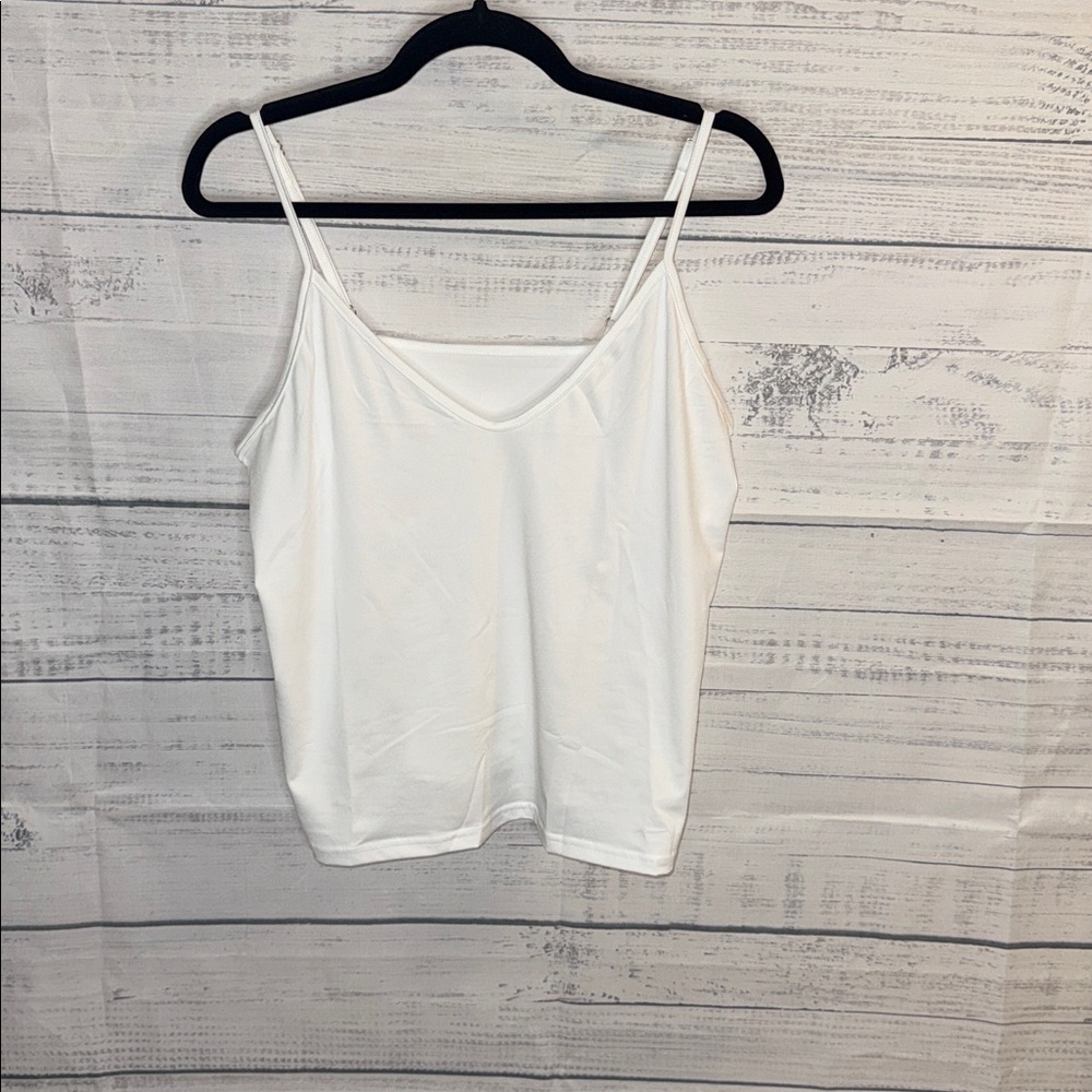 NWOT Women's V-Neck Flowy Blouse in Cream and Rust - Picture 9 of 10